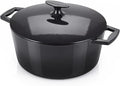 Nuwave 6QT LUX Healthy Enameled Cast Iron Dutch Oven Pot by NuWave