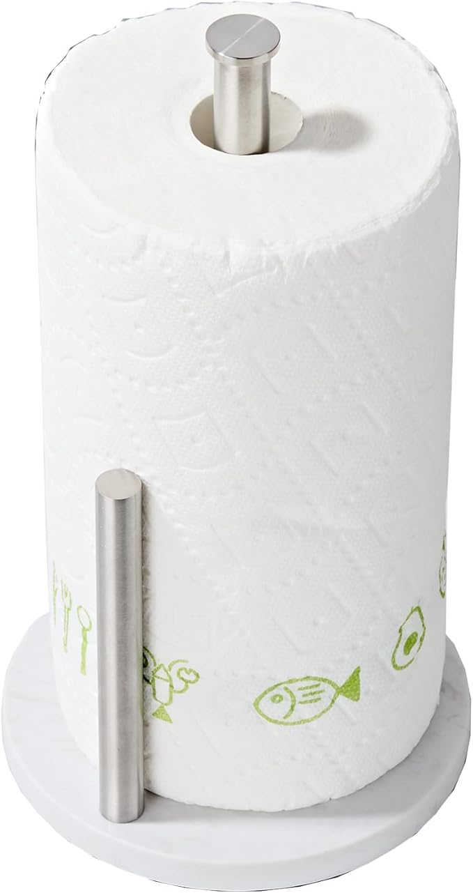 Brushed Nickel Paper Towel Holder, Stainless Steel Paper Towel Holder by KUUBTH