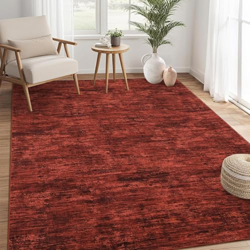 RUGSREAL Washable Rug 10x13 for Living Room Modern Abstract Area Rug Non-Slip...