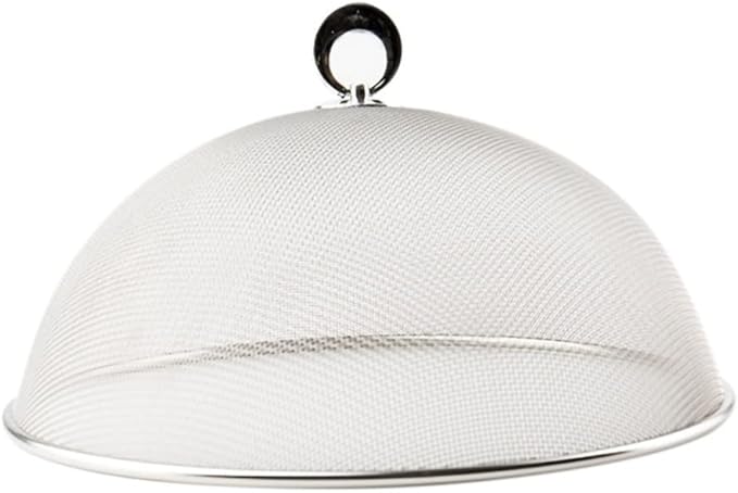 Ochine Stainless Steel Mesh Dome Food Cover Round Splatter Cover Screen Food by OchinePlayandLearn