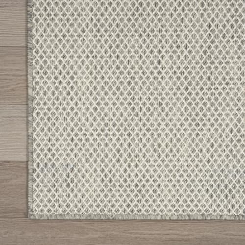 Nourison Home Courtyard 8' x Square Indoor/Outdoor Serged Edges Square Ar...