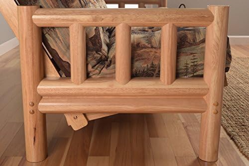 Kodiak Futons Convertible Lodge Futon Frame in Natural Finish