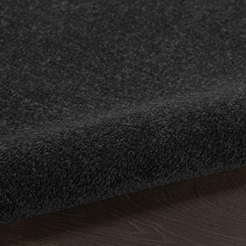 Nourison Home Nourison Essentials Black 8' x 10' Area Rug - Easy Clea...