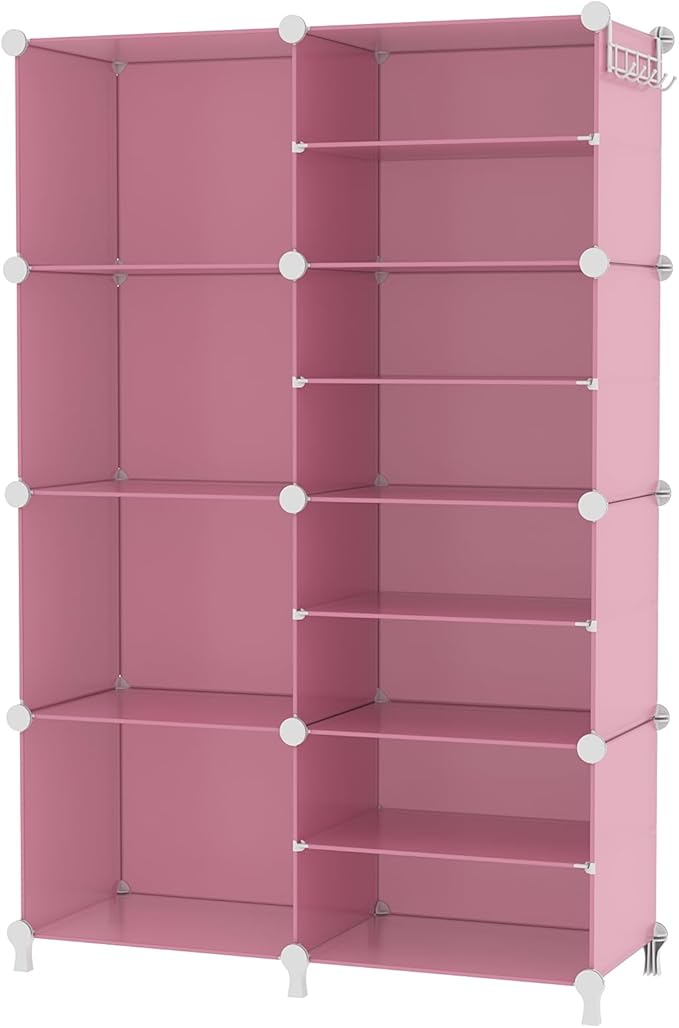 AWTATOS Closet Organizer 8 Cube Storage Shelves Clothes Organizers Closet