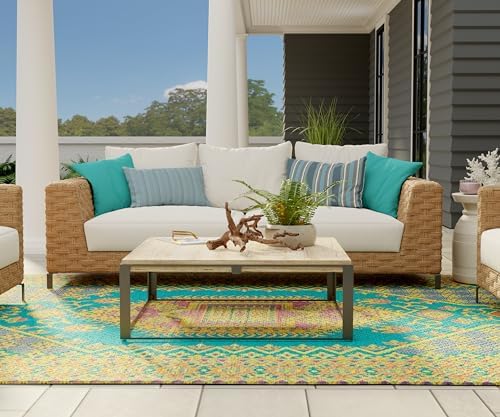 Mad Mats Outdoor Rug, Reversible Plastic Mat for Patio, Porch, Deck, Kitchen ...