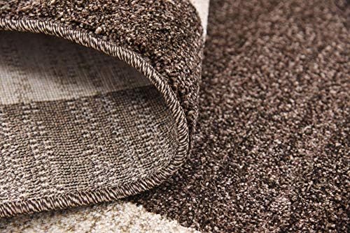 Unique Loom Del Mar Collection Area Rug - Maria (7' 10" Square, Brow...