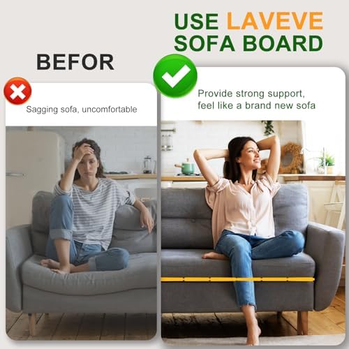 LAVEVE Heavy Duty Couch Cushion Support Board for Sagging Sofa, 21.5''...