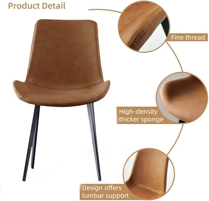 Dining Chairs Set of 4, Modern Kitchen & Dining Room Chairs, Upholstered ...
