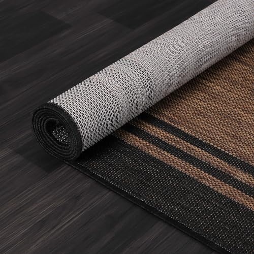 Luul Home Bordered Outdoor Rug 5x7 Washable Outside Carpet for Indoor Patio P...