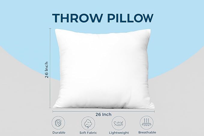 Utopia Bedding Throw Pillows Insert - Image 4
