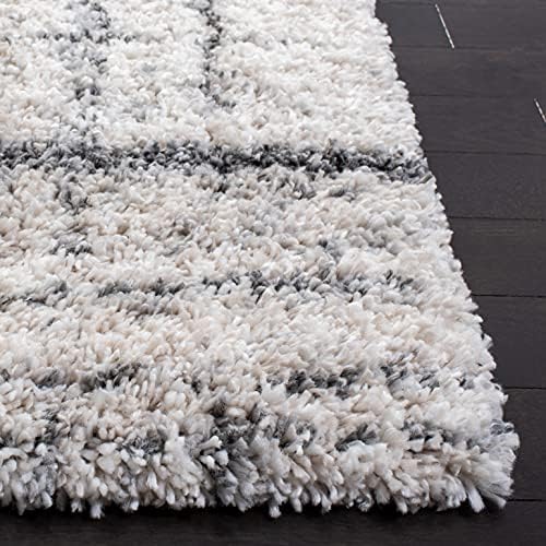 SAFAVIEH Fontana Shag Collection Area Rug - 5'3" x 7'6", Iv...