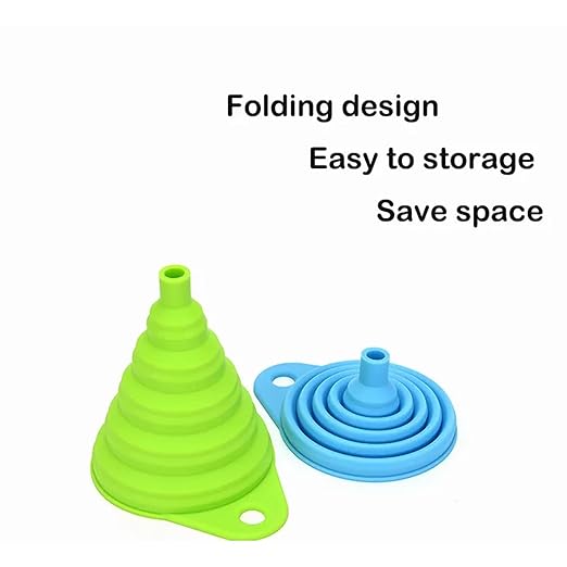 Set of 4 Silicone Collapsible Kitchen Funnel - Image 6