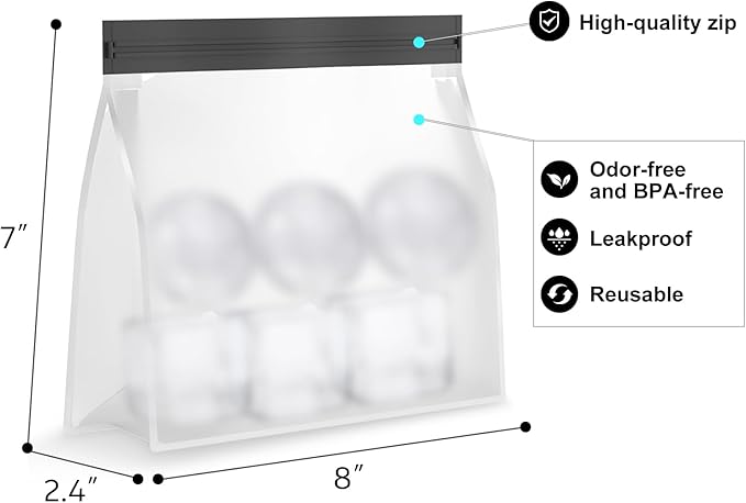 Samuelworld Large Silicone Premium Ice Trays, 2 Inches Big Cubes & 2.5 Inches - Image 3