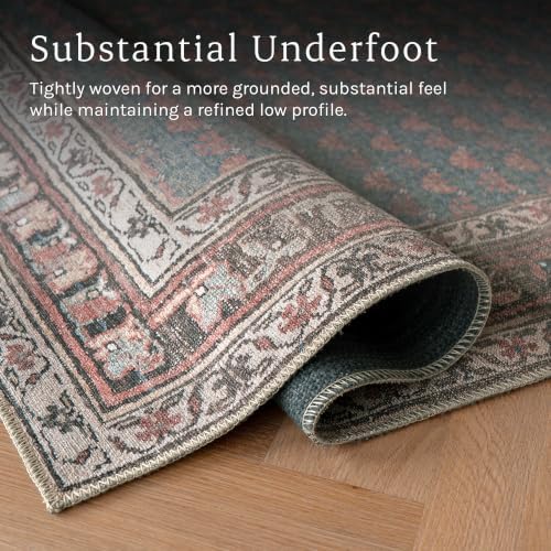 Knot Again 5' x 8' Blue Area Rug - Persian-Inspired Design