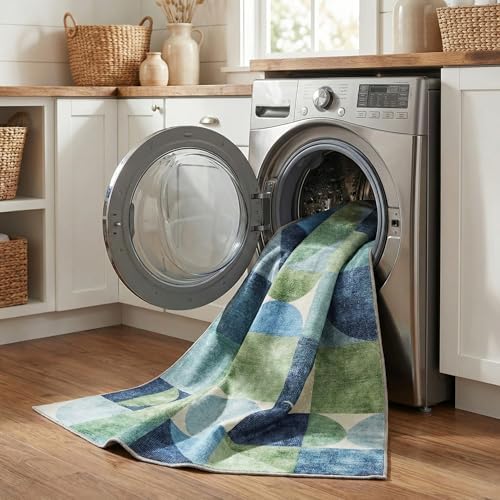 ReaLife Rugs Machine Washable Indoor Outdoor - Mat Rug Foldable Printed Thin ...