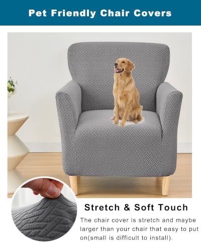CRFATOP Accent Chair Cover, Stretch Armchair Slipcover for Living Room,A03