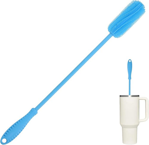 15.7" Silicone Bottle Brush, ddLUCK Water Bottle Cleaner Brush by ddLUCK