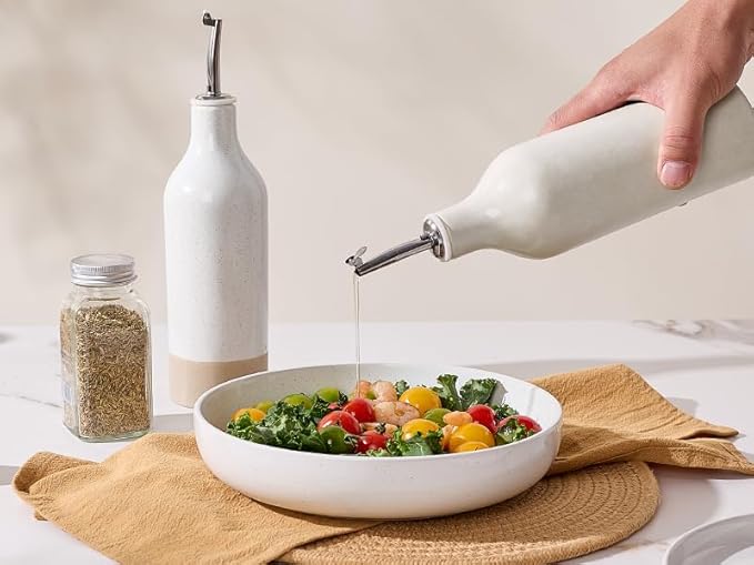 famiware Milkyway 16oz Ceramic Olive Oil Dispenser Bottle, 1 Piece Oil Dispenser - Image 5