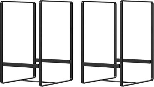 2 Pack Large Plate Holders Organizers Upright Cabinet Dish Drying Racks Metal - Image 2