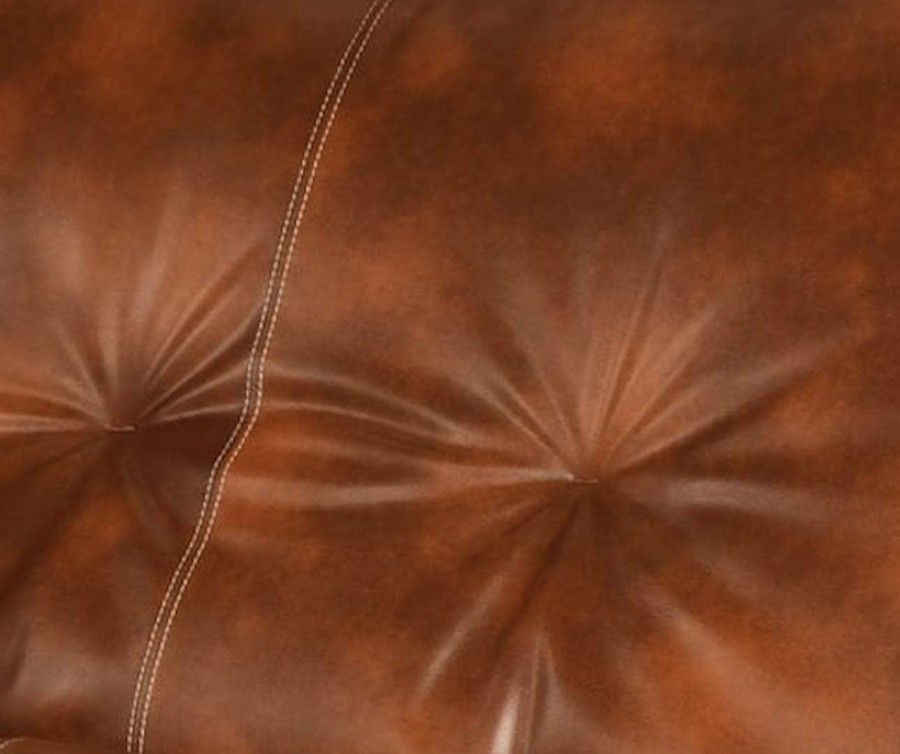Full Size Camel Futon Cover Only Bonded Leather Premium Collection Fits 6-8 inch Futons Mattress (Havana)