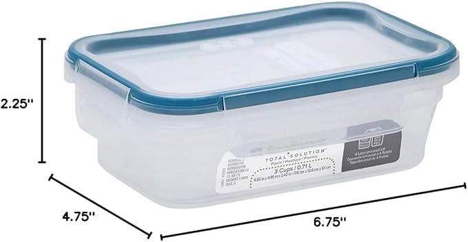 Snapware Total Solutions Plastic Food Storage Containers Set, Airtight & - Image 15