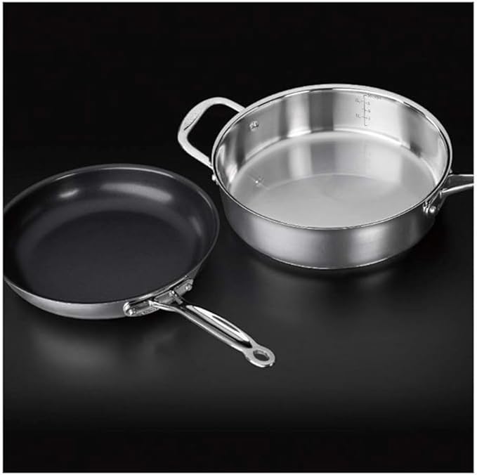 Cuisinart 14-Piece Cookware Set, Chef's Classic Stainless Steel Collection - Image 2