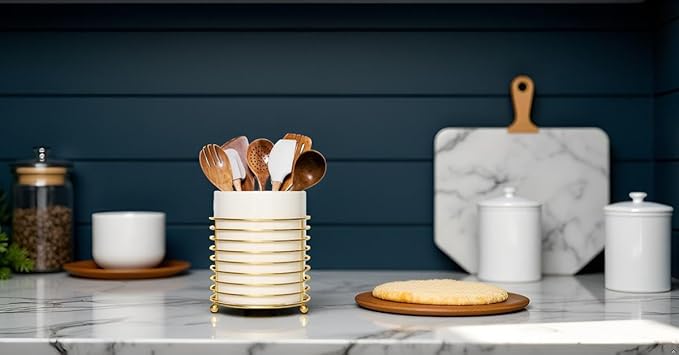 Utensil Holder for Kitchen Counter Large Cooking Utensil Holder - Image 2