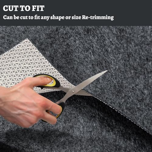100% Waterproof Rug pad, 6x9 ft Area Rug Non-Slip Rug Pads, Carpet Pads for A...