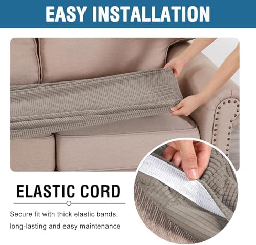 H.VERSAILTEX Super Stretch Stylish Cushions Covers/Furniture Cover Spandex Ja...