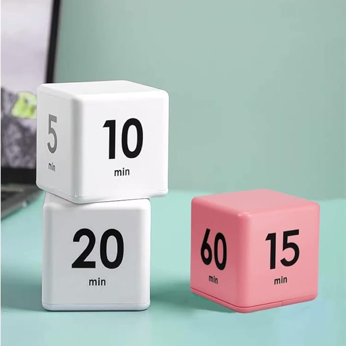 Feilifan Cube Timer, Productivity Flip Timer - Image 2