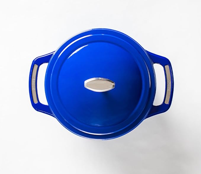 Lodge USA Enamel 4.5 Qt Enameled Cast Iron Dutch Oven - Image 6