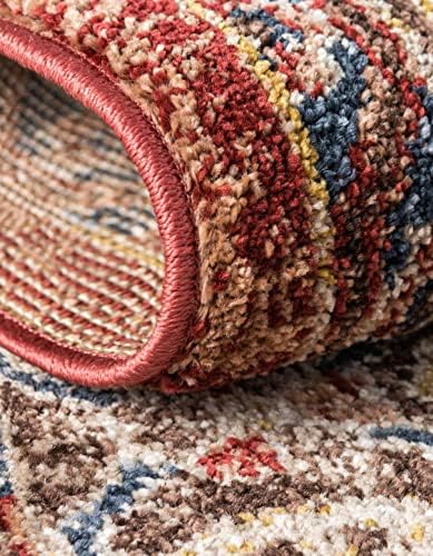 Unique Loom Utopia Collection Area Rug - Larissa (7' 10" Square, Ter...