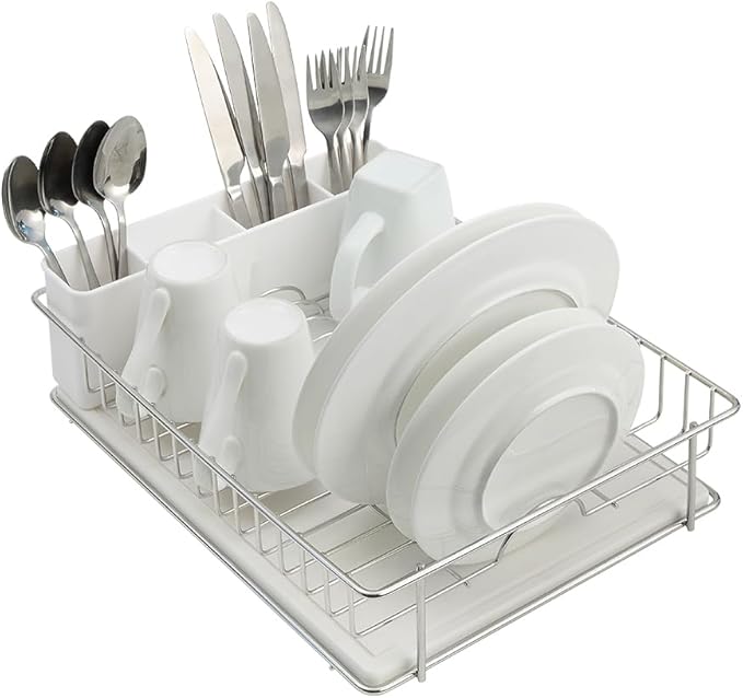 SunnyPoint 304 Stainless Steel Dish Drying Rack by SunnyPoint