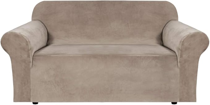 H.VERSAILTEX Stretch Velvet Loveseat Covers by HVERSAILTEX