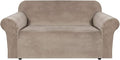 H.VERSAILTEX Stretch Velvet Loveseat Covers by HVERSAILTEX
