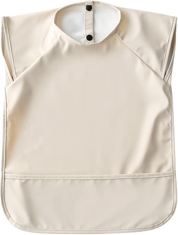Waterproof Baby Bibs, Infant Toddler Extra Cover Feeding Bib by GZMM