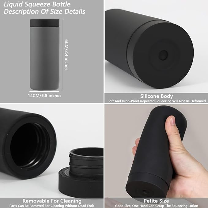 Soap Dispenser Dish Soap Silicone Dispenser Liquid Dish Soap Dispenser Squeeze - Image 3