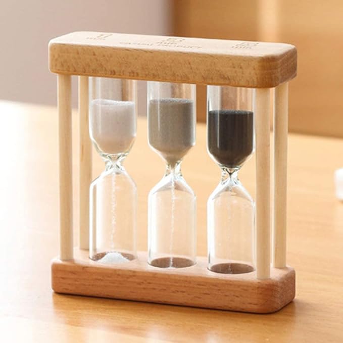 Creative 1/3/5 Minute Wooden Sand Glass Hourglass Timer Clock Home Decor by Htppzjr