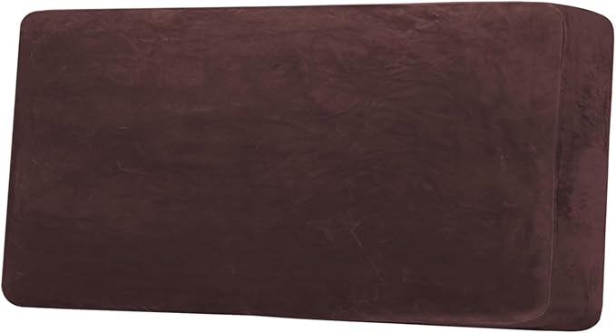 H.VERSAILTEX Velvet Stretch Individual Couch Cushion Cover Plush Cushion by HVERSAILTEX
