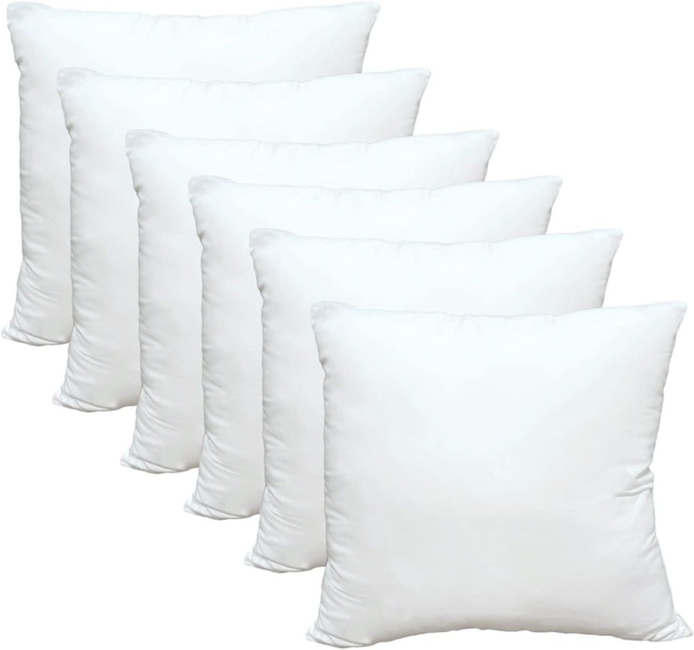 Obruosci Luxury Throw Pillow Inserts, Pack of 6, 20 x 20 inches Hypoallergeni...