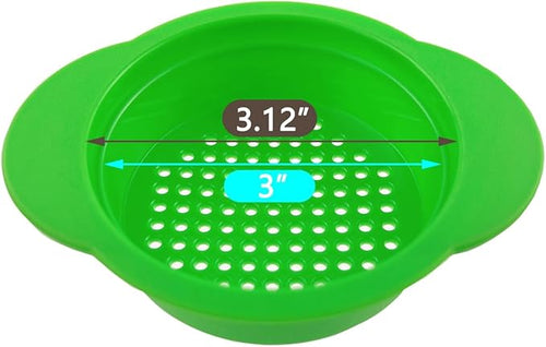 2 Pack - Can, Colander Strainer, Food Grade Plastic, Unibody Design, Dishwasher - Image 2