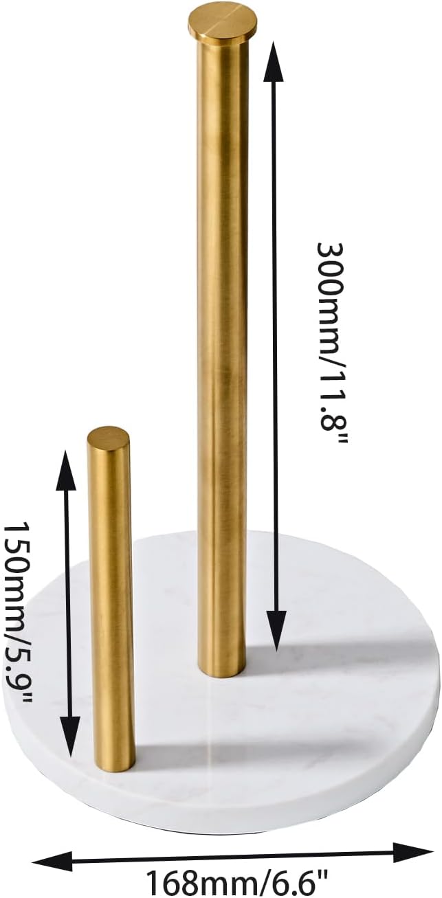 Brushed Gold Paper Towel Holder, Stainless Steel Paper Towel Holder - Image 4