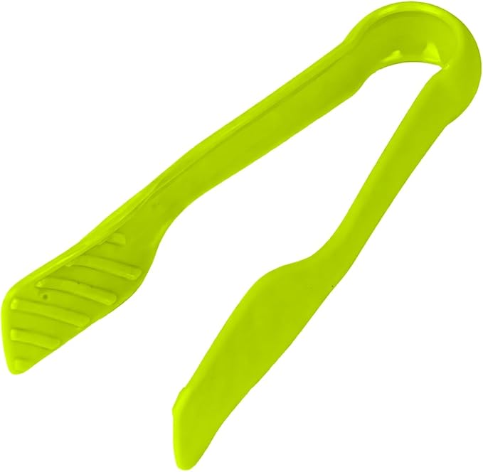DecorRack 3 Pcs 6” x 8” x 10” Multi Colored Plastic Tong Set, 3 Pack Durable - Image 5