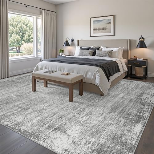 zesthome 8x10 Area Rugs for Living Room, Non-Slip Backing Washable Rug, Moder...