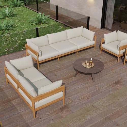 Acanva Vento Outdoor Patio Furniture Set, Couch