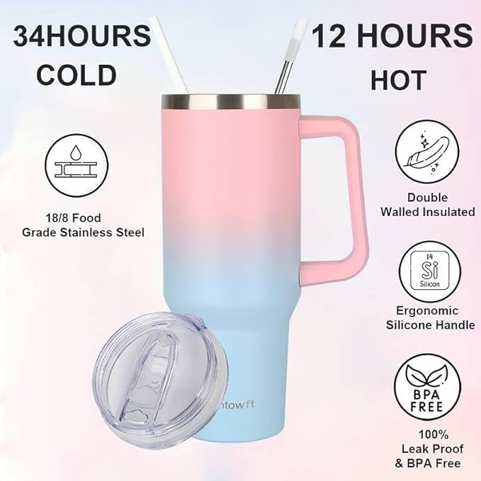 40oz Stainless Steel Double Vacuum Tumbler - Image 2