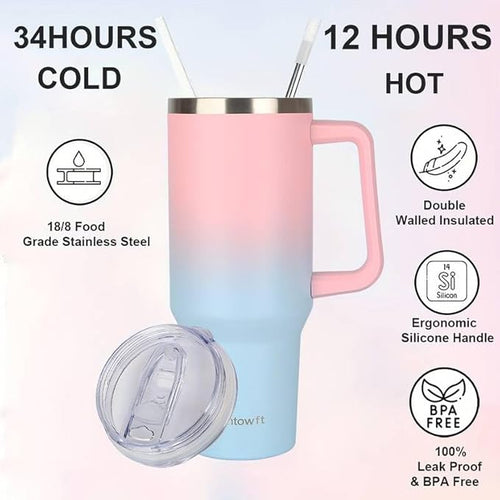 40oz Stainless Steel Double Vacuum Tumbler - Image 2