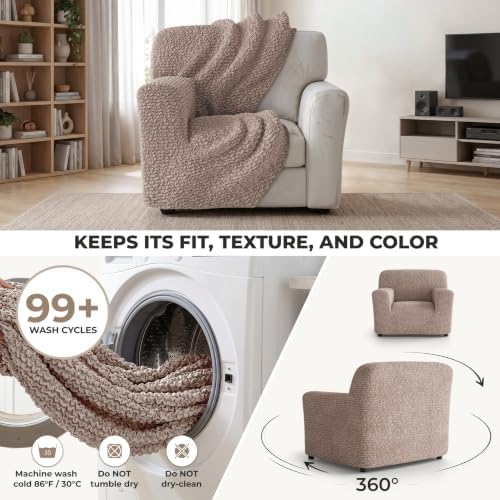 Premium Stretch Couch Covers for Sofa - Sofa Chair Cover Washable, Dogs &...
