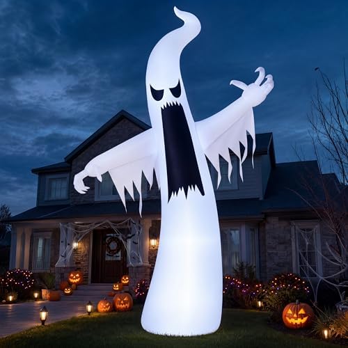 Joiedomi 12 FT Halloween Inflatables Outdoor Decorations, Scary Ghost Hallowe...