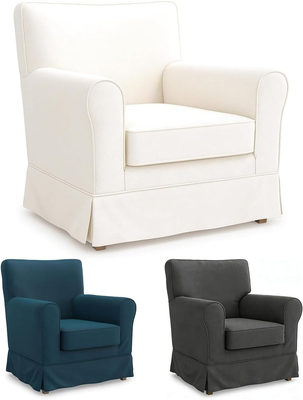 Jennylund Chair Cover Replacement for IKEA Jennylund Cover, Jennylund Armchai...